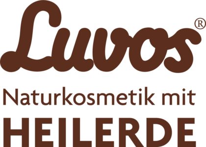 Luvos Naturkosmetik mit Heilerde Logo eos